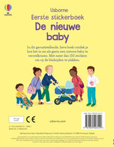 Premier livre d'autocollants Usborne - le nouveau bébé