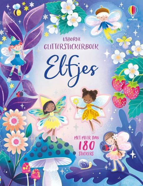Premier livre d'autocollants Usborne - fées à paillettes