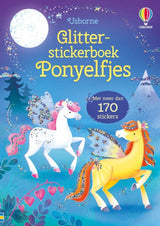 Livre d'autocollants à paillettes Usborne - fées poneys