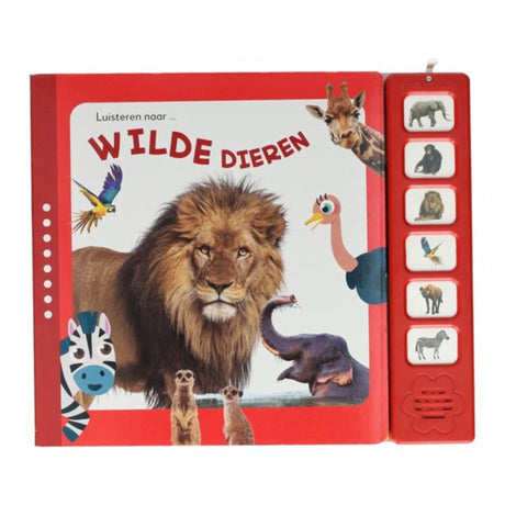 Les cartes Mondi écoutent un livre de sons d'animaux sauvages