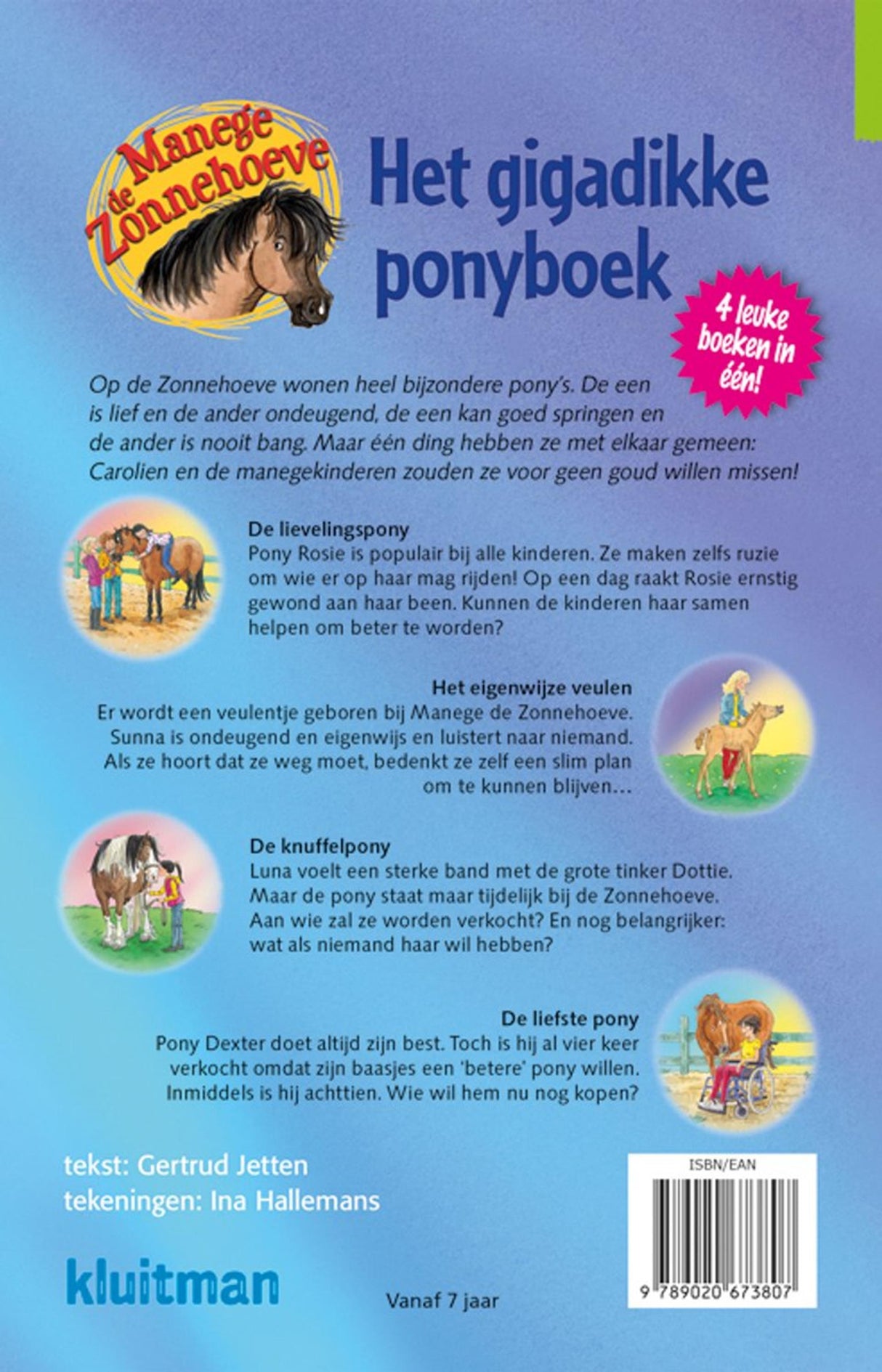 Kluitman Riding School De Zonnehoeve - l'énorme livre de poneys