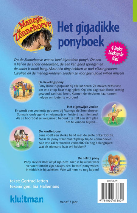Kluitman Riding School De Zonnehoeve - l'énorme livre de poneys