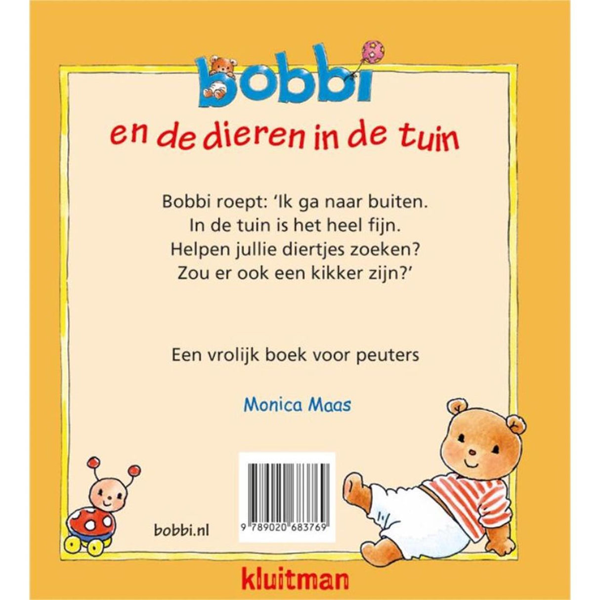 Editeur Kluitman Bobbi et les animaux du jardin