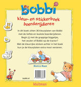 Livre de coloriage et d'autocollants Bobbi. ferme 2+