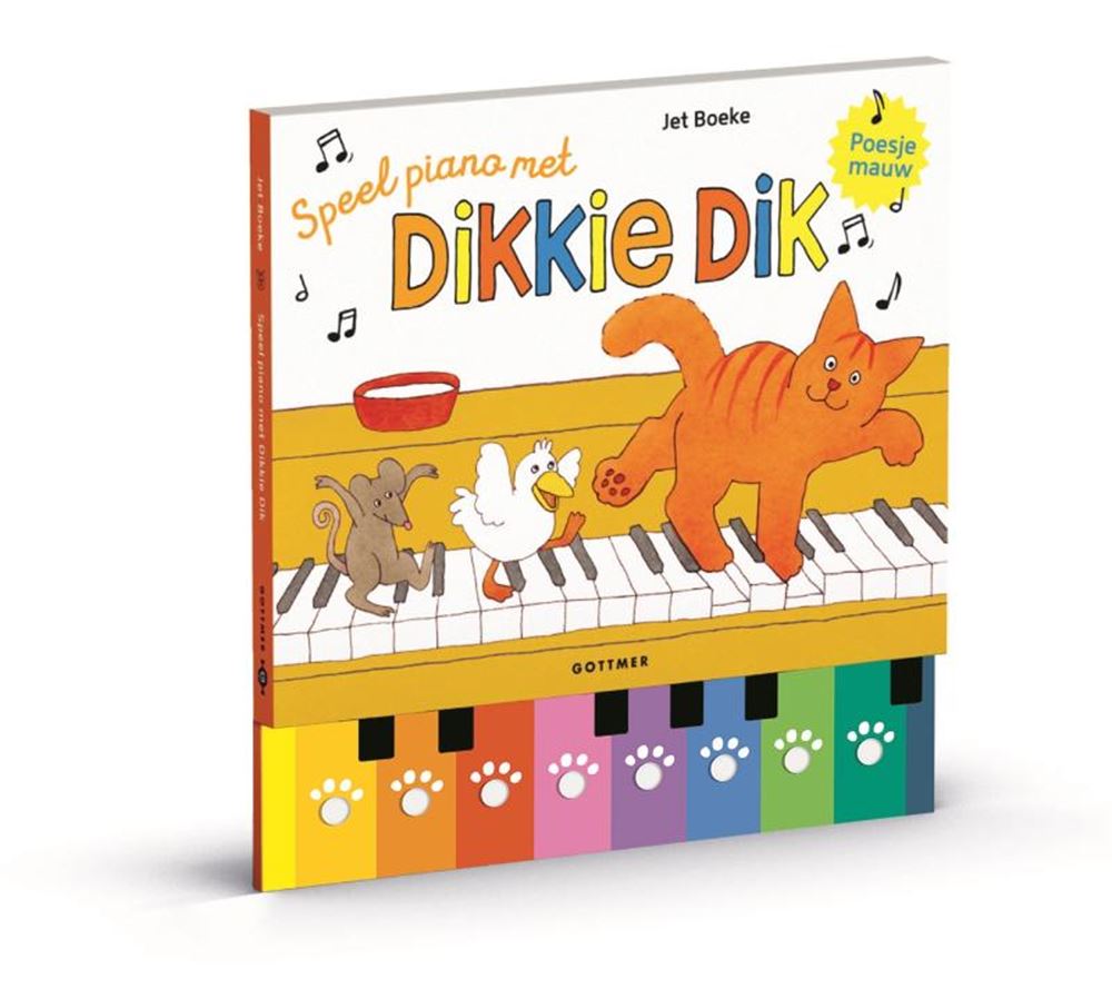 Le groupe des éditeurs Gottmer joue du piano avec Dikkie Dik