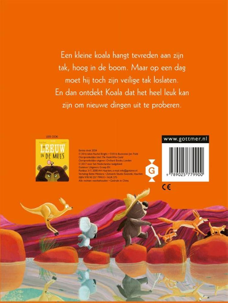 Livre cartonné du groupe d'éditeurs Gottmer, laissez tomber, koala