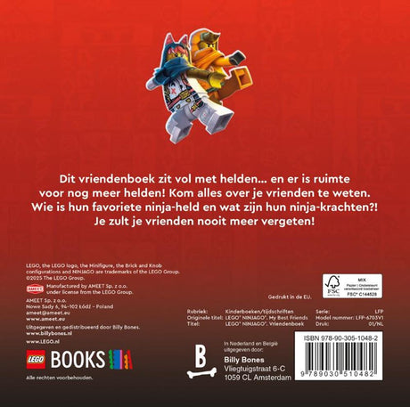 Livre d'amis Lego Ninjago - L'ascension du dragon