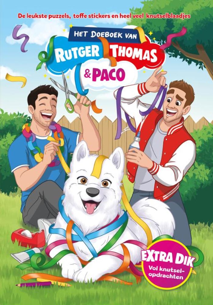 Livre cahier d'activités Rutger, Thomas et Paco
