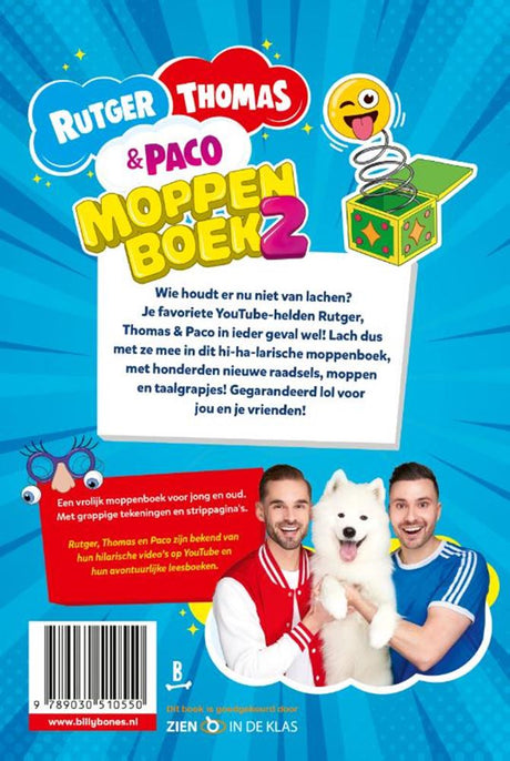Livre de blagues Rutger, Thomas et Paco 2