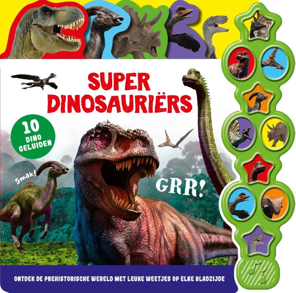 Rebo éditeurs livre sonore super dinosaures