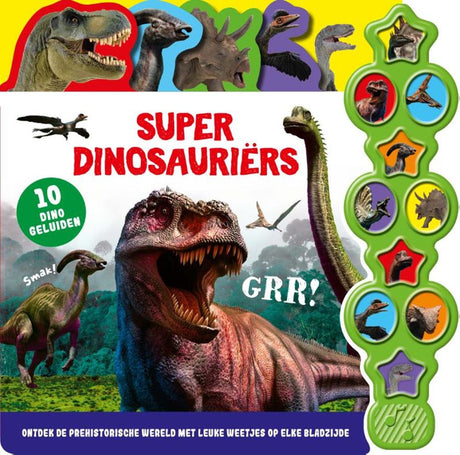 Rebo éditeurs livre sonore super dinosaures