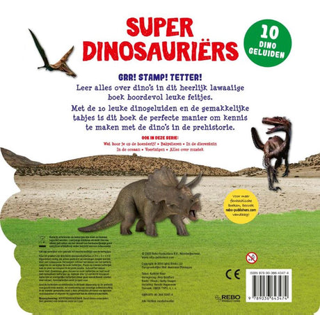 Rebo éditeurs livre sonore super dinosaures