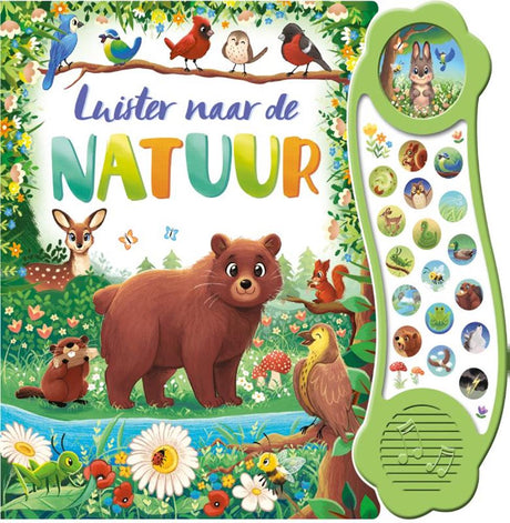 Livre sonore des éditeurs Rebo : écouter la nature. 3+