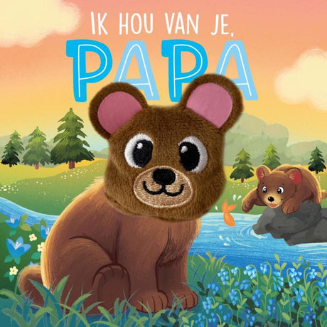 Rebo éditeurs je t'aime papa - livre de marionnettes à doigt