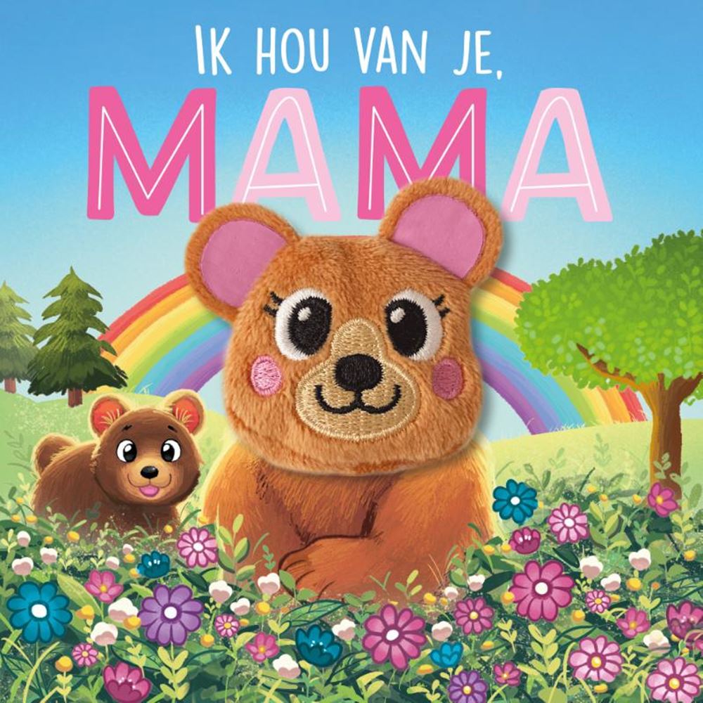Rebo éditeurs je t'aime maman - livre de marionnettes à doigts