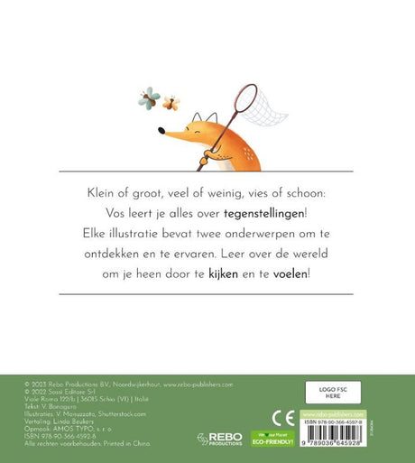 Contradictions des éditeurs Rebo - premier livre tactile