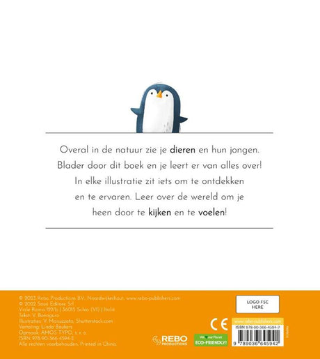 Rebo éditeurs animaux - premier livre tactile