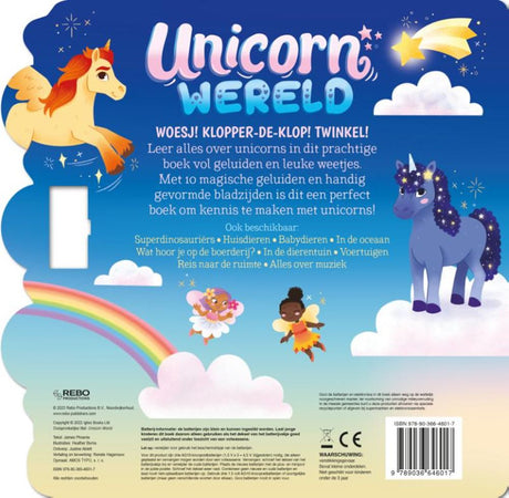 Rebo éditeurs Le monde de la licorne - Livre de 10 sons