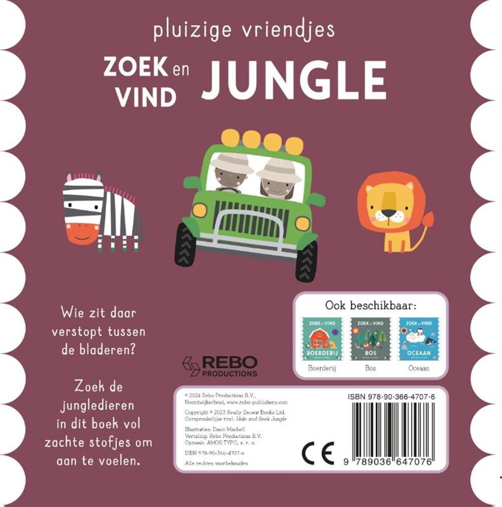 Les éditeurs Rebo recherchent et trouvent - amis moelleux de la jungle