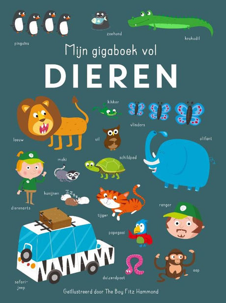 Réservez mon énorme livre plein d'animaux | 2 pièces