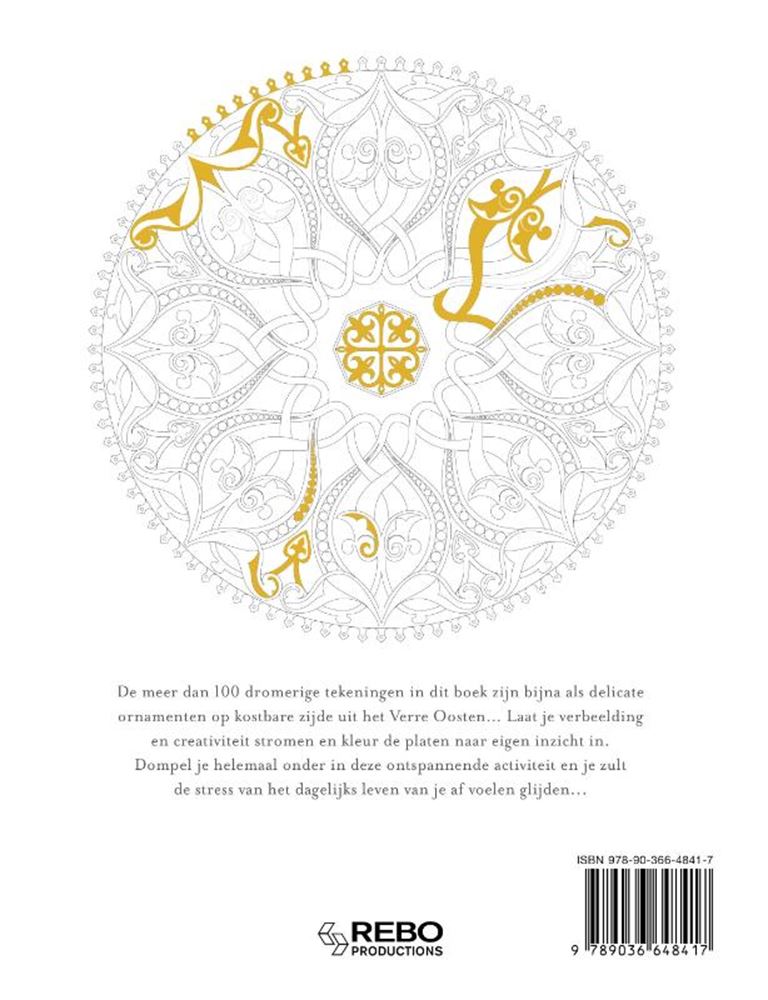 Rebo éditeurs fantaisie orientale - livre de coloriage