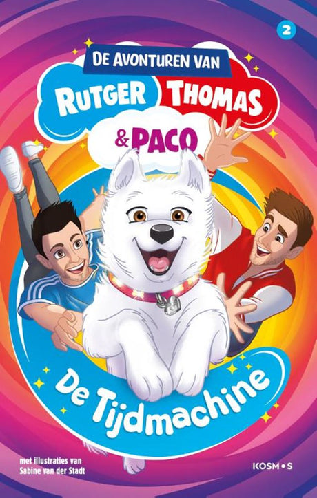 Livre central des aventures de Rutger, Thomas et Paco - la machine à voyager dans le temps