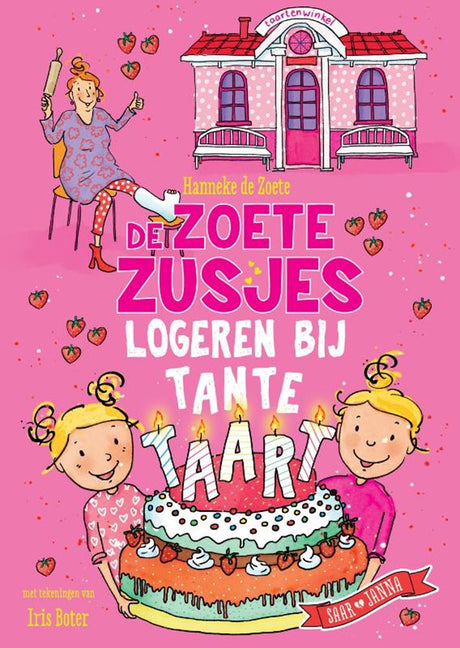Douces sœurs restent avec le gâteau de tante - livre pour enfants
