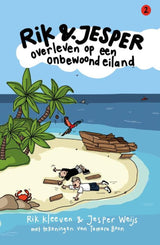 Rik et Jesper survivent sur une île déserte - livre pour enfants