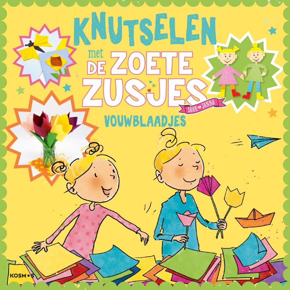 Douces sœurs pliant des feuilles