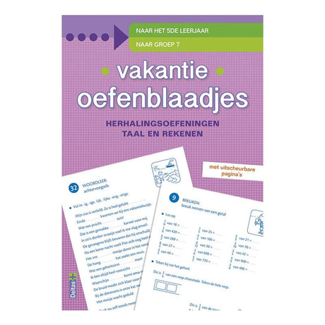 Feuilles d'exercices de vacances Deltas pour la 4e année
