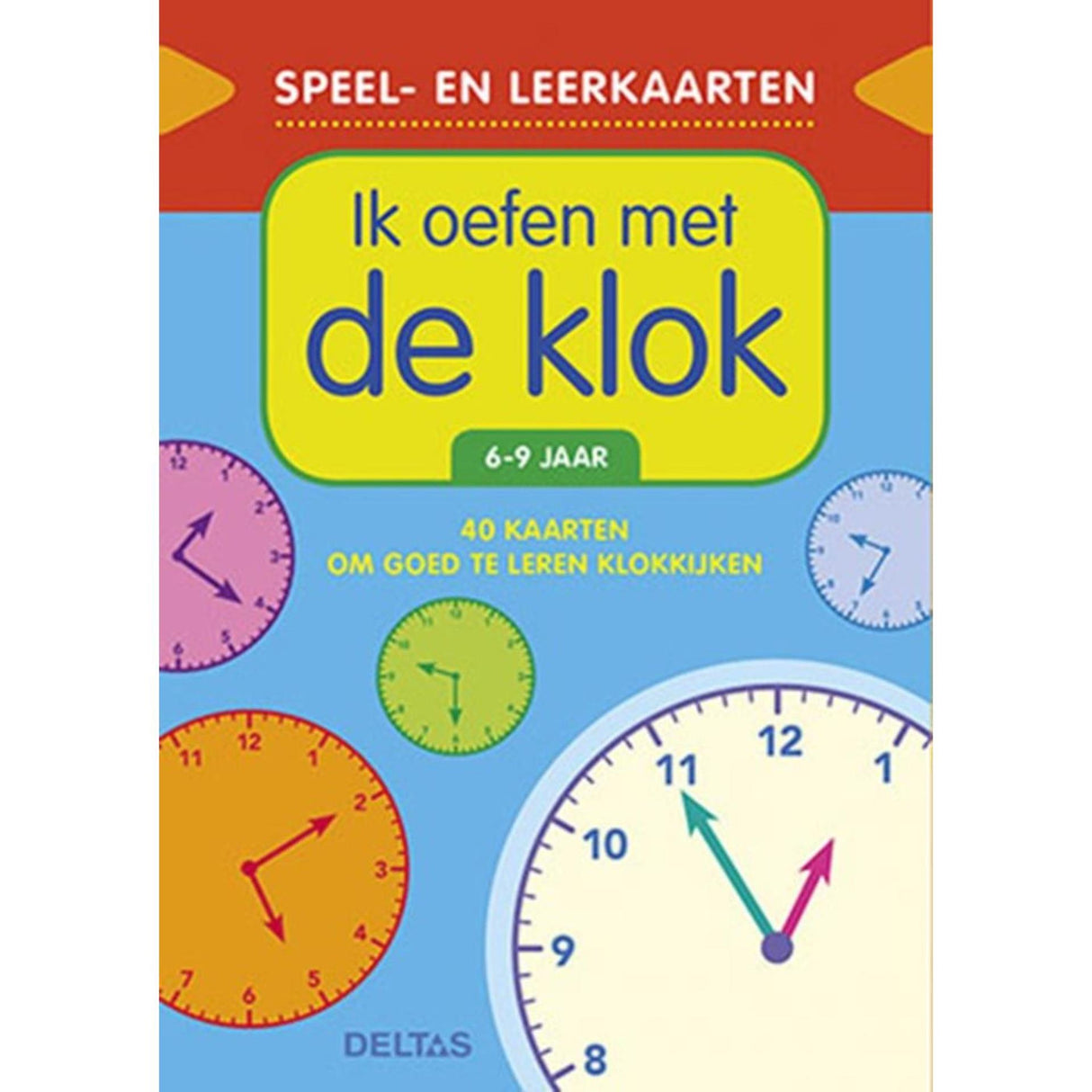 Deltas que je pratique avec l'horloge - jouer et apprendre les cartes