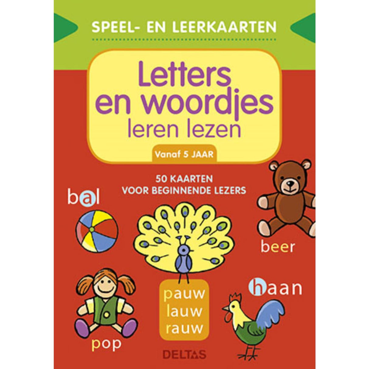Deltas Play and Learning Cards - Apprenez à lire des lettres et des mots (5+)