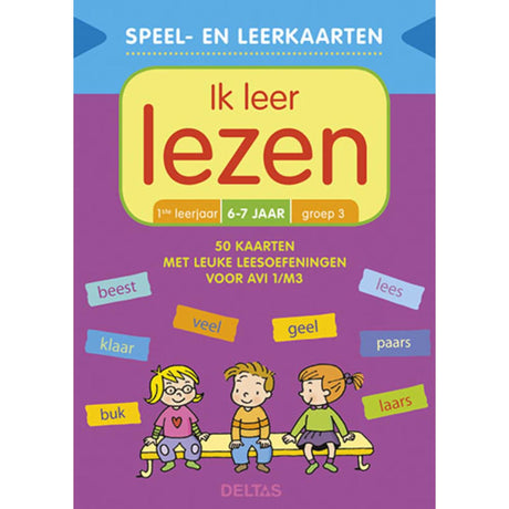 Deltas Play and Learning Cards - J'apprends à lire, groupe 3