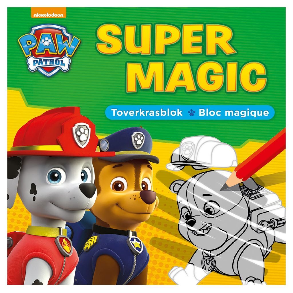 Bloc à gratter magique super magique Deltas Paw Patrol