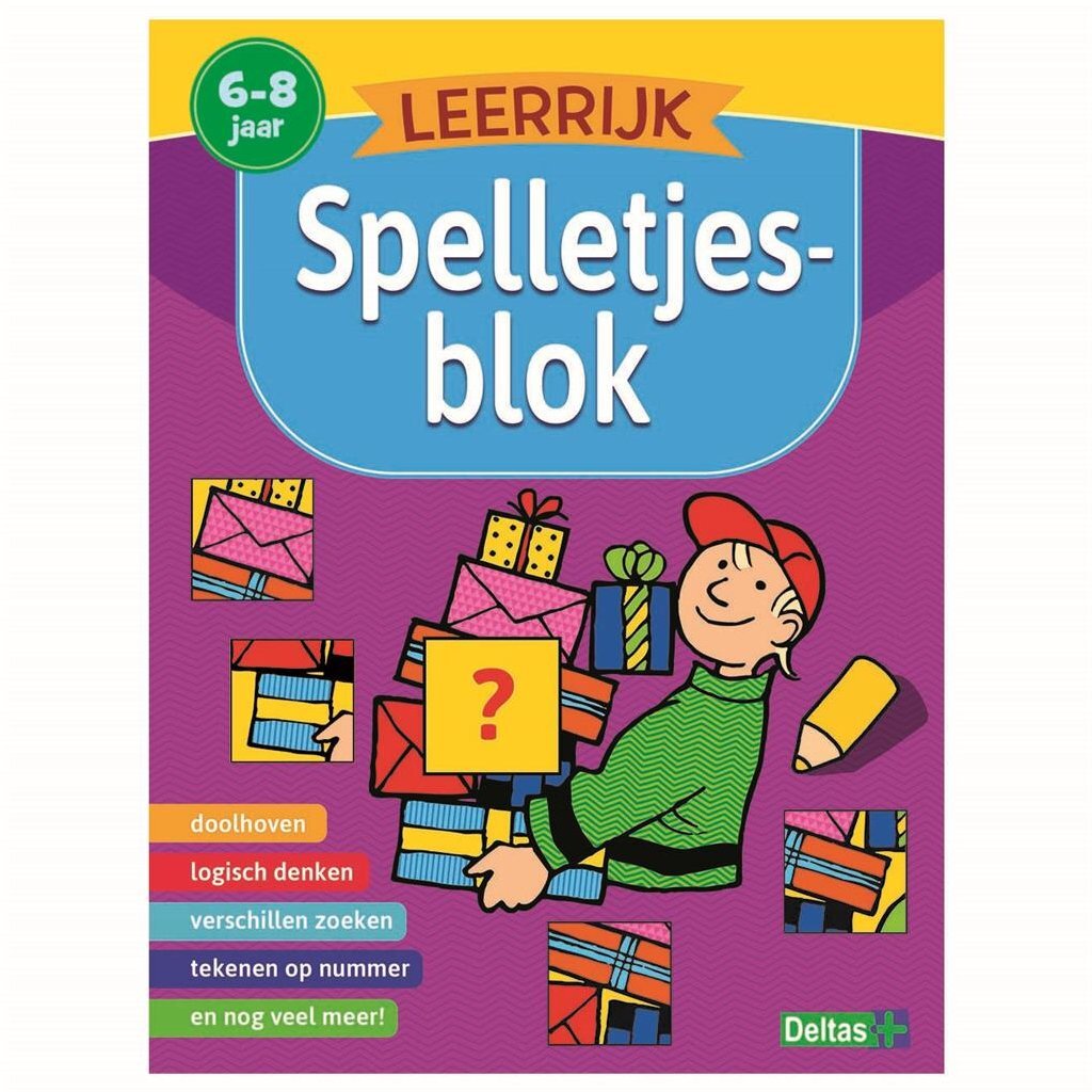 Deltas leerrijk spelletjesblok 6-8 jaar