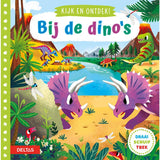 Deltas regardez et découvrez ! - avec le livre à rabat dinosaure