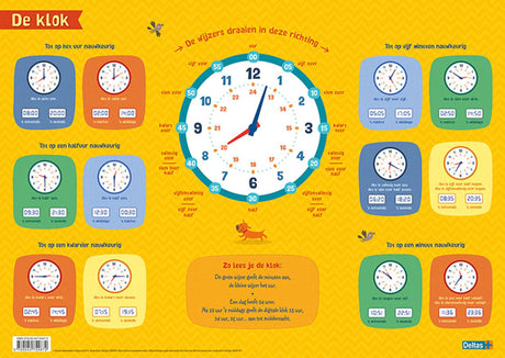 Montagnes russes éducatives Deltas - l'horloge