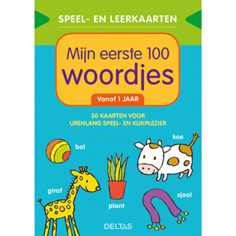 Cartes à jouer et à apprendre Deltas 0 - cartes à jouer et à apprendre - mes 100 premiers mots à partir de 1 an