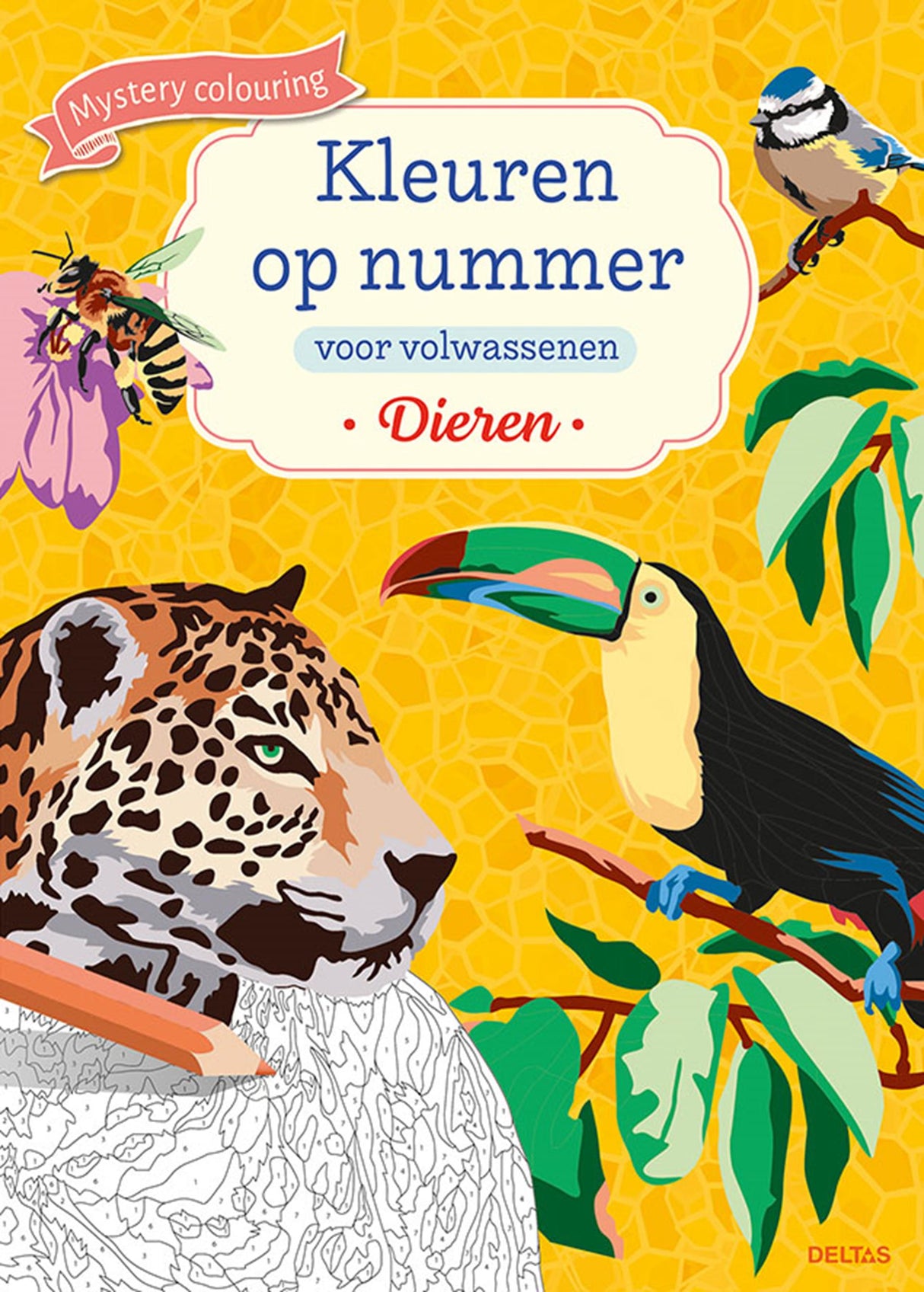 Deltas à colorier par numéros pour adultes - animaux