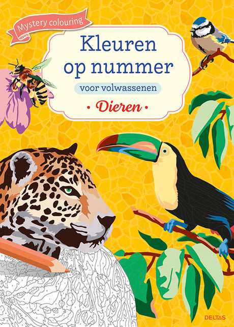 Deltas à colorier par numéros pour adultes - animaux