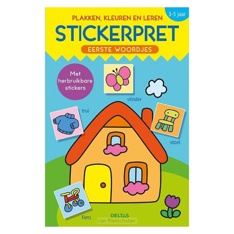 Deltas Sticker Fun First Word Mots, Couleurs et apprentissage (3-5 ans)