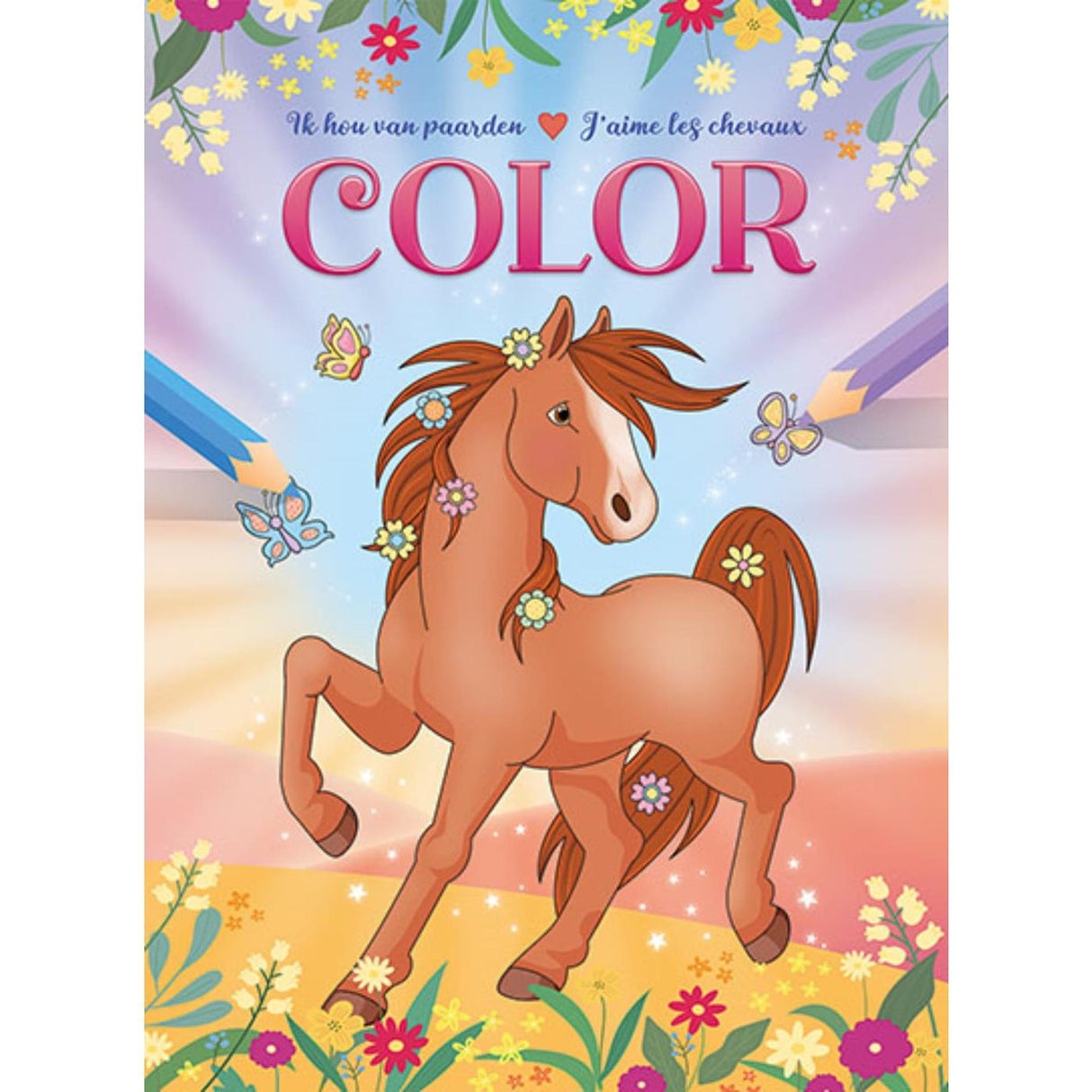 Deltas J'aime les blocs de couleurs des chevaux