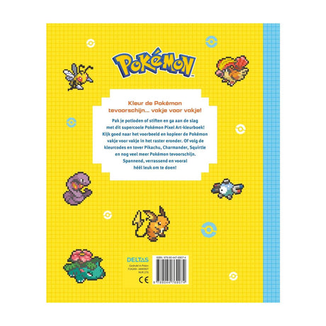 Coloriage amusant de pixels Pokémon Deltas