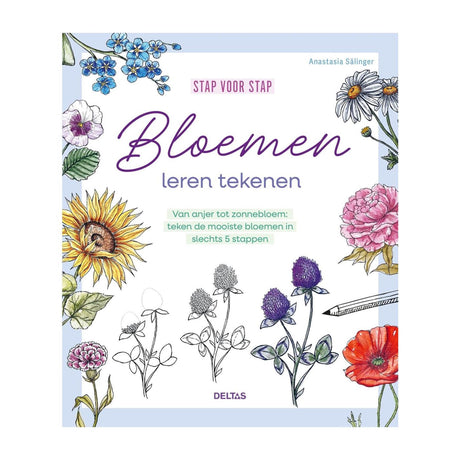 Dessiner des fleurs deltas étape par étape