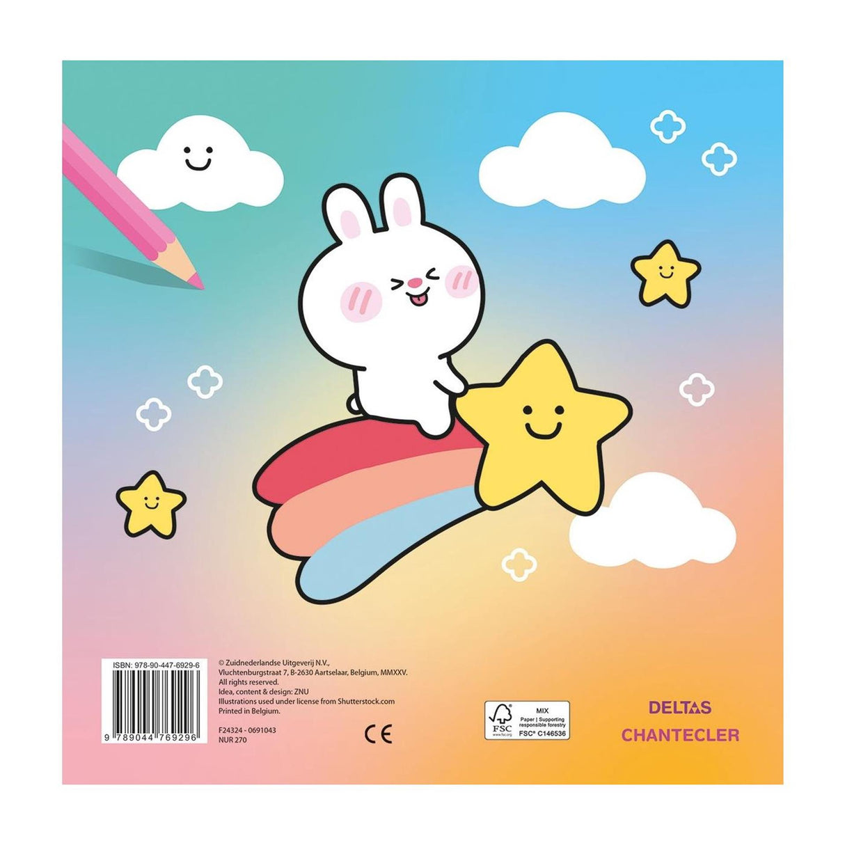 Deltas kawaii color fun - livre de coloriage
