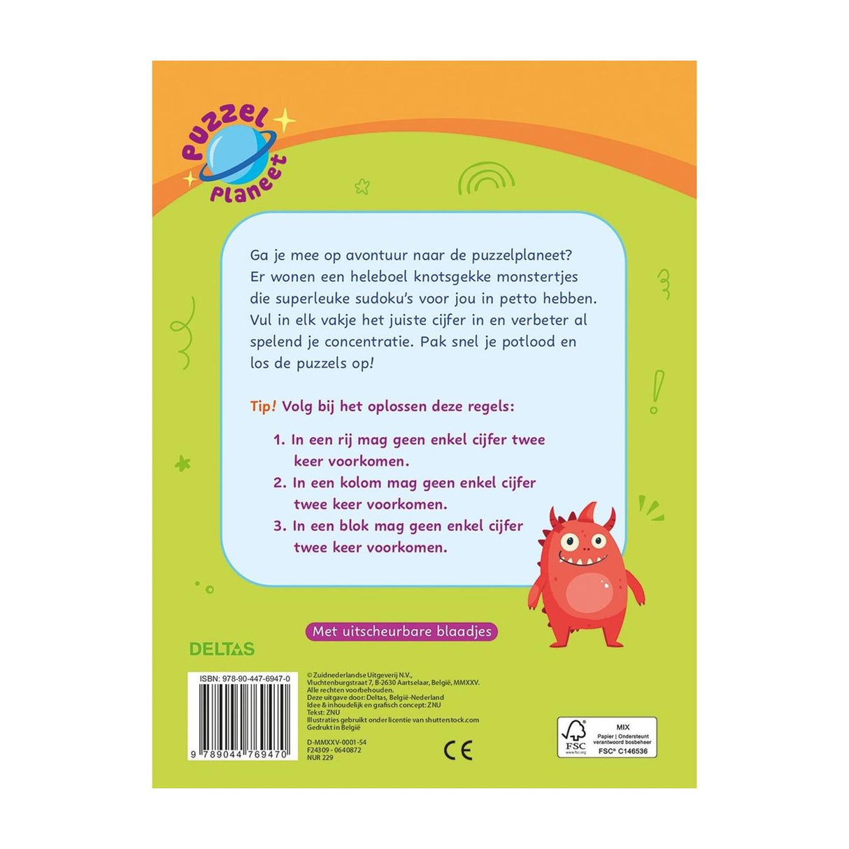 Planète puzzle Deltas - sudokus super amusants pour 7-9 ans