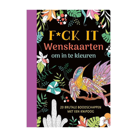 Deltas f*ck it - cartes de vœux à colorier