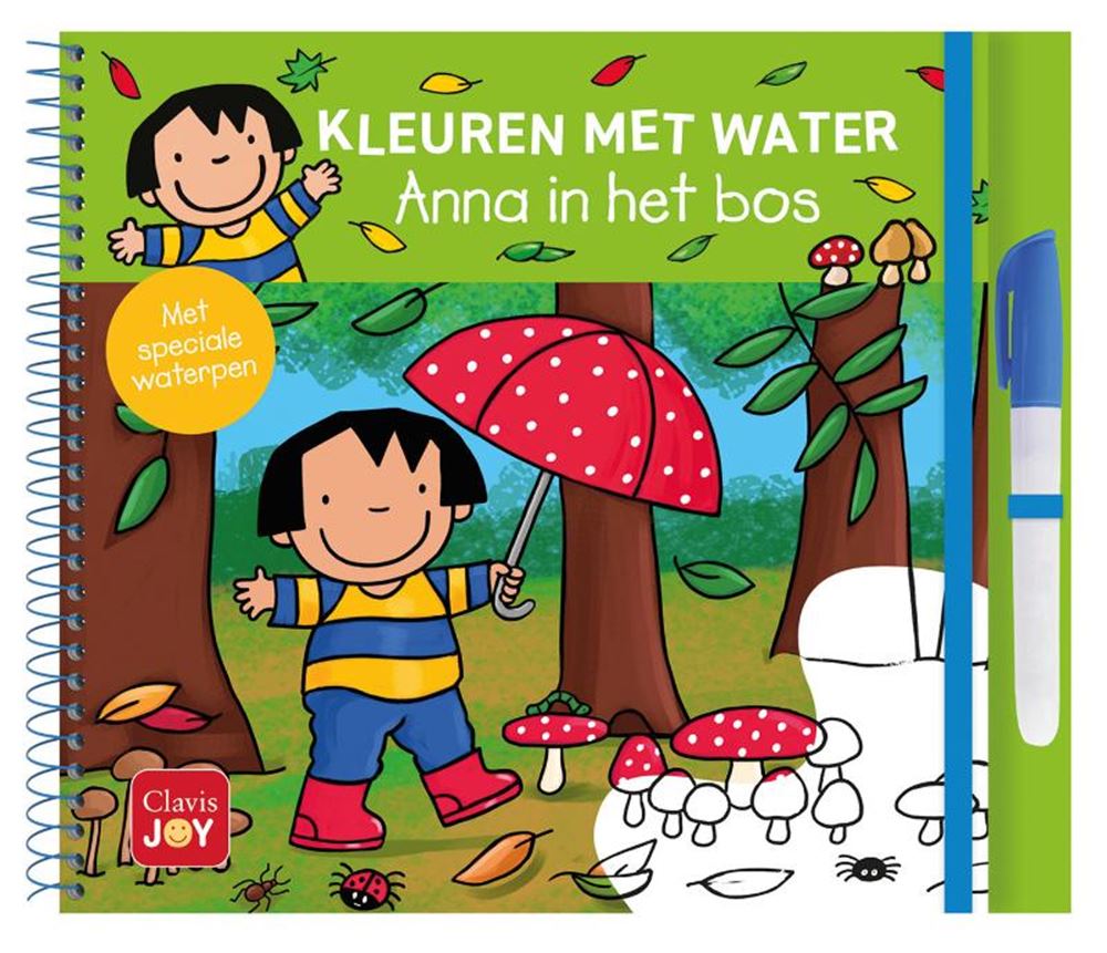 Clavis Anna dans la forêt - coloriage à l'eau