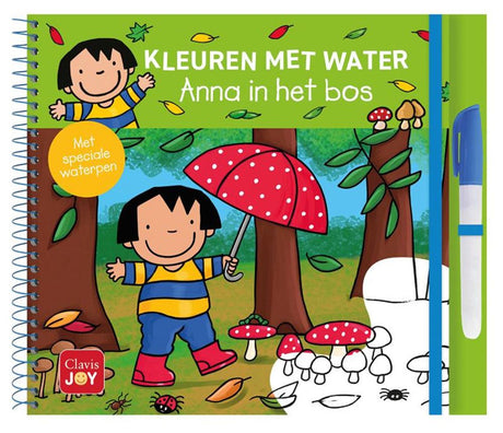 Clavis Anna dans la forêt - coloriage à l'eau