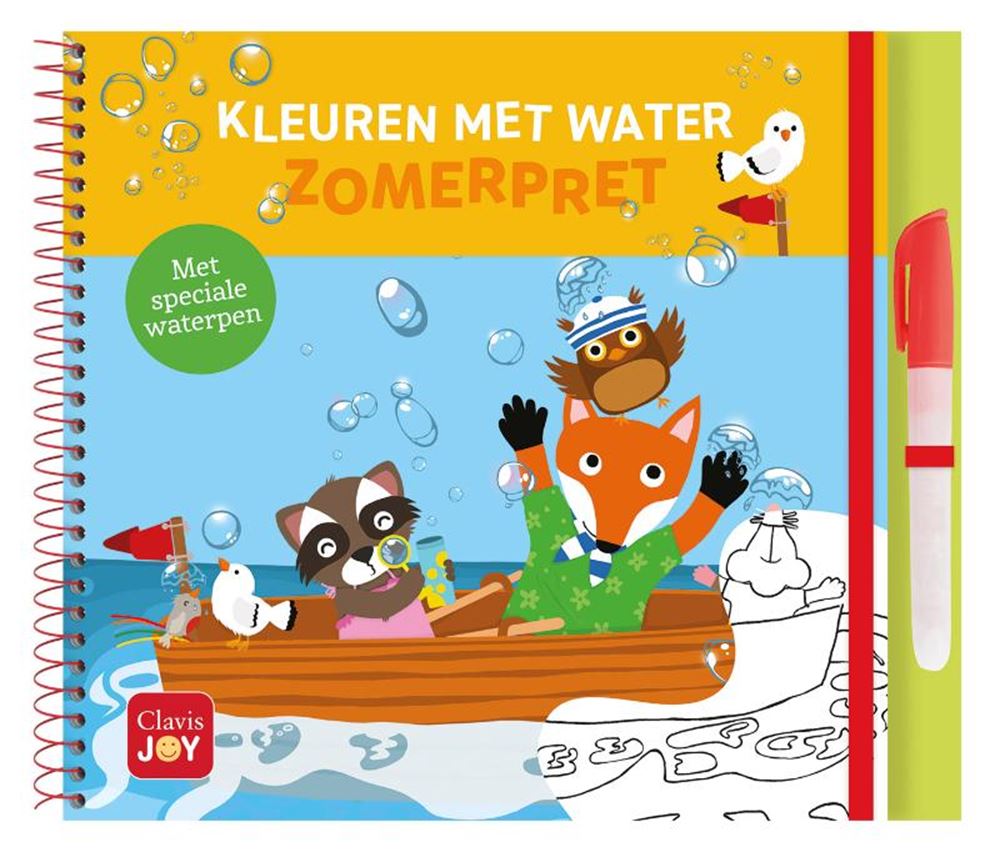 Coloriage Clavis avec de l'eau - plaisirs d'été